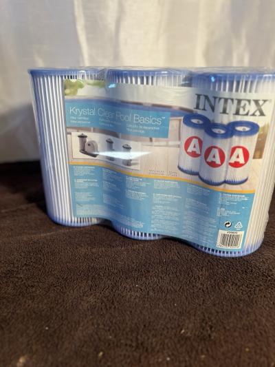 Lot De 3 Cartouches De Filtration INTEX Type A �purateur Jardin Piscine Pompe