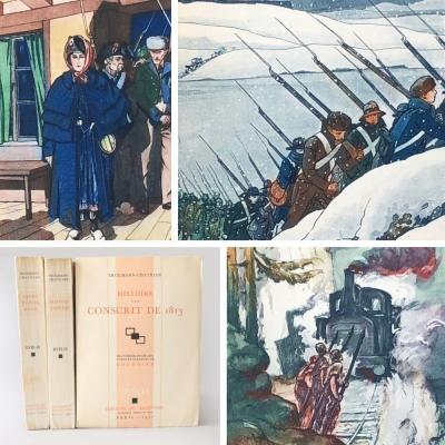 Erckmann Chatrian. Conscrit de 1813 - Mme Th�r�se - Maitre Daniel Rock   1931