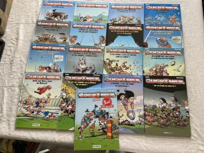 Lot de 17 BD Les rugbymen bon - tr�s bon �tat