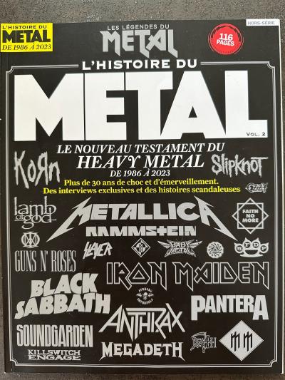 Magazine Les L�gendes du m�tal n�4, l'histoire du m�tal de 1986 � 2023