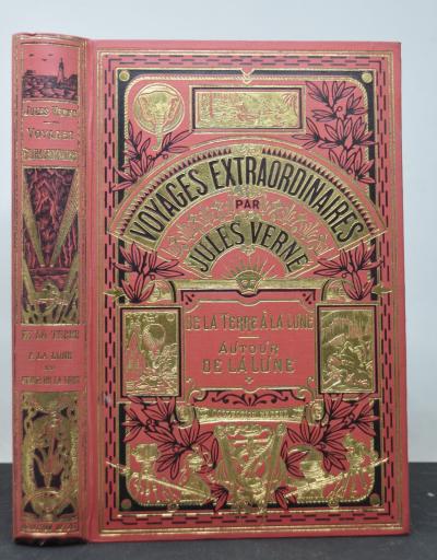 Jules VERNE   De la Terre � la Lune suivi de Autour de la Lune hachette Hetzel
