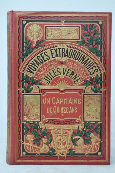 LES VOYAGES EXTRAORDINAIRES. UN CAPITAINE DE QUINZE ANS  verne  Hetzel  Hachette