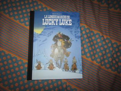 tirage de luxe : LUCKY LUKE LA LONGUE MARCHE num�rot� sign�.matthieu bonhomme