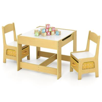 Table Enfant Tableau Amovible � 2 Faces et 2 Bo�tes avec Chaise Bureau Enfant a