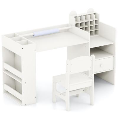 Ensemble Table et Chaises pour Enfants Bureau de Peinture pour Enfants avec Por