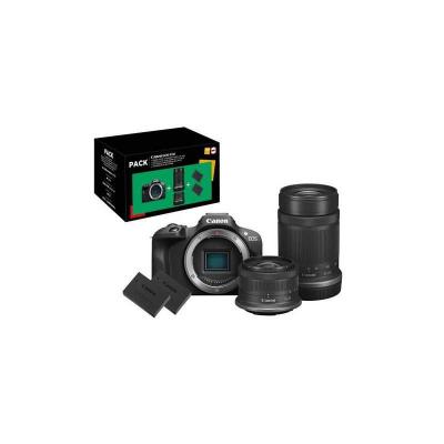 Pack Appareil photo hybride Canon EOS R100 Noir   Objectif RF S 18 45mm f 4.5