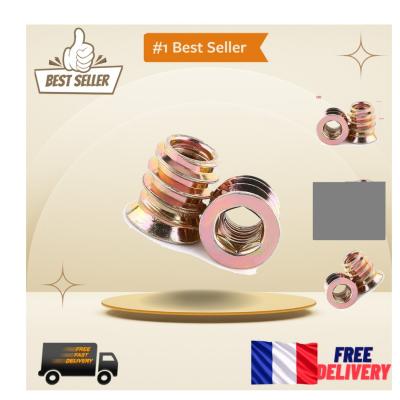 �crous Hexagonaux M6 13mm en Acier au Carbone   20 Pi�ces pour Meubles en Bois