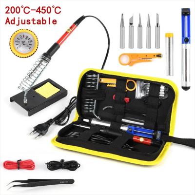 Kit de fer � souder 220V 60W, 15 pi�ces, 450 � Ensemble d'outils de soudage �...