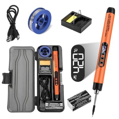 Kit Fer � Souder USB Type C Portable Sans Fil 450�C Batterie 600mAh Temp�rature