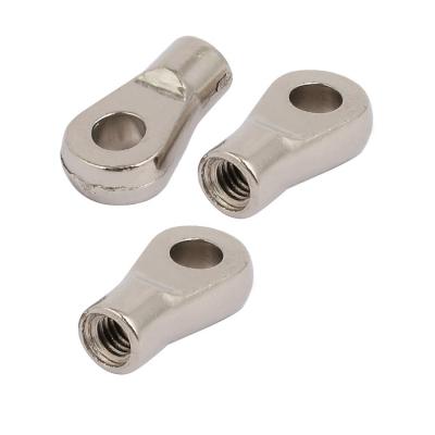 3pcs Raccord ressort acier argent� Filetage femelle M6 6mm Dia trou n� 45