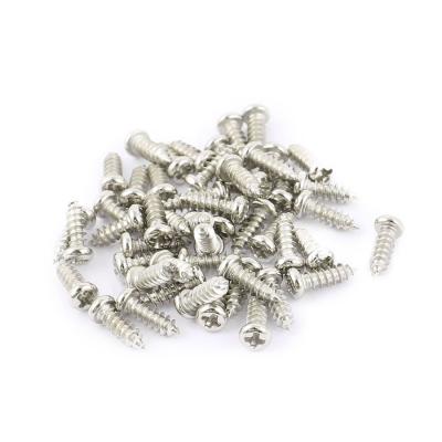 50Pcs Vis M2,5 x 8mm Acier Inoxydable T�te Rond Cruciforme Vis Autotaraudeuses