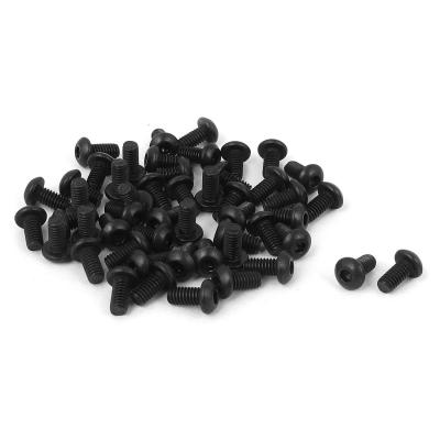 50pcs M2.5X5mm 10.9 En Acier Carbone frais�e hexagonale t�te M�trique Boulon Vis