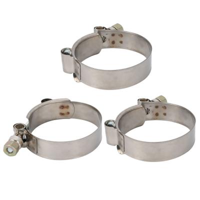 3pcs 56mm 64mm Acier Inox T Bolt Collier filtre pompe � essence plomberie