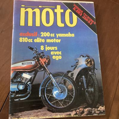 La Motorcycle No. 37 1973 Kawasaki 350 S2 Yamaha 200 TX750 Kent Anderson