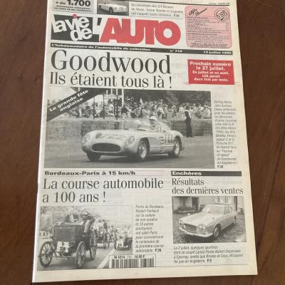 La Vie De L'Auto No. 710 1995 Festival of Speed Goodwood Paris Bordeaux Lva