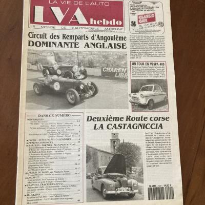 La Vie De L'Auto No. 622 1993 Vespa 400 Castagniccia Ramparts Angoul�me Etc Lva