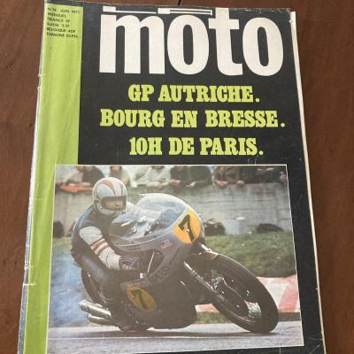 La Motorcycle No. 14 1971 Gp Austria Village IN Bresse 10Hrs Paris Guido
