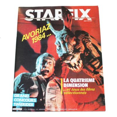 Magazine - revue Starfix - num�ro 12 - Avoriaz 1984 - La Quatri�me Dimension