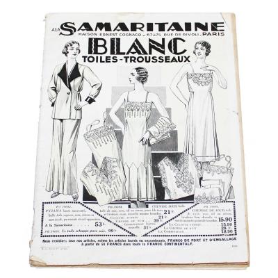 Ancien catalogue 1931 � la Samaritaine Paris - Blanc   Toiles   Trousseaux