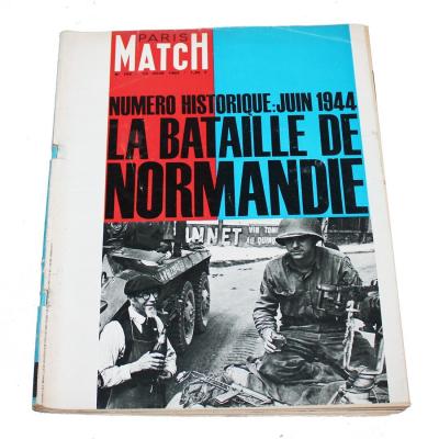 Magazine - revue Paris Match n� 792 du 13-06-1964 La Bataille de Normandie