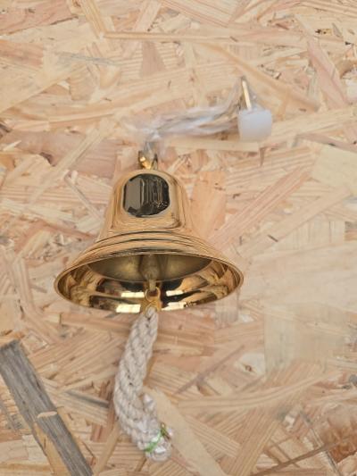 Cloche murale Marine Laiton Taille 200mm L