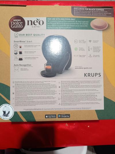 DOLCE GUSTO NEO caff� Cafeti�re couleur blanche NEUVE SOUS EMBALLAGE
