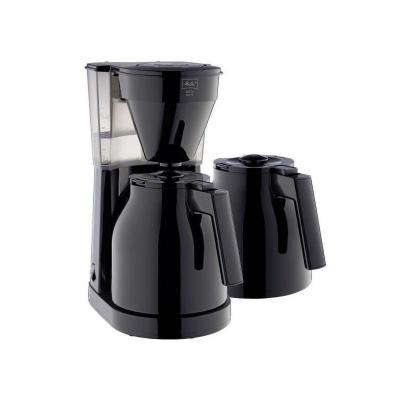 MELITTA Easy Therm II   Cafetiere filtre 1L   1050 W   2eme verseuse   Noir