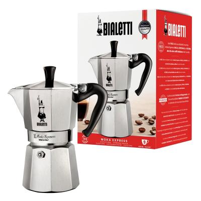 Cafeti�re Moka Express en aluminium 9 tasses, 420 ml, argent