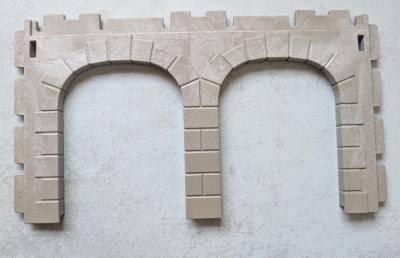 PLAYMOBIL Mur Double Arche Gare  moyen age  Neuf  is30