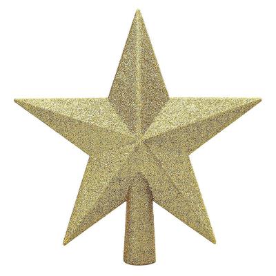 Mini d�coration de sapin de No�l en forme d'�toile � paillettes incassables