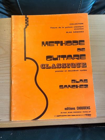 Blas sanchez M�thode progressive pour guitare �ditions Choudens