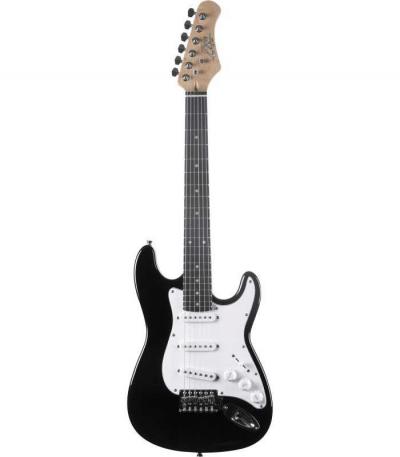 Guitare Electrique EKO ST100 3-4 BLK   Type Strat   Format 3-4 Black