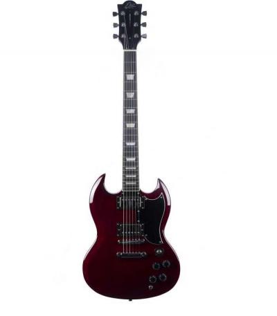 Guitare Electrique EKO DV300 RED   Type SG vintage   Red