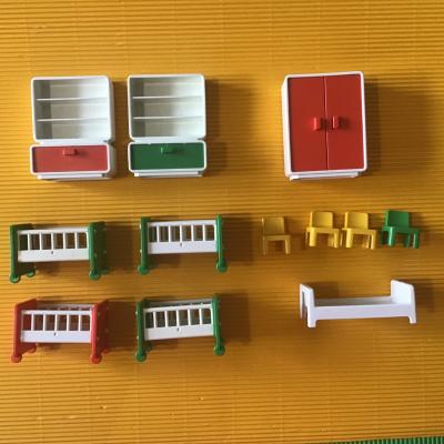 LOT PLAYMOBIL MEUBLES - MAISON TRADITIONNELLE - BELLE �POQUE -MODERNE    D6