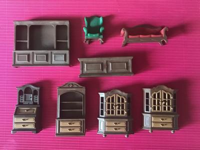 LOT PLAYMOBIL MEUBLES - MAISON TRADITIONNELLE - BELLE �POQUE -MODERNE    D1
