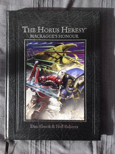 Horus heresy: Macragge's Honour collector edition leather cover