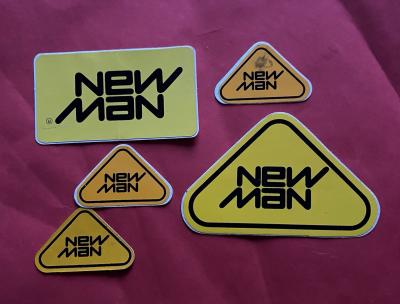Autocollants New man   Lot De 5 Pieces