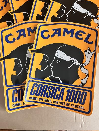 CAMEL TROPHY Autocollant Sticker Set 2pcs Rare Large grand v�hicule �curie 30 cm
