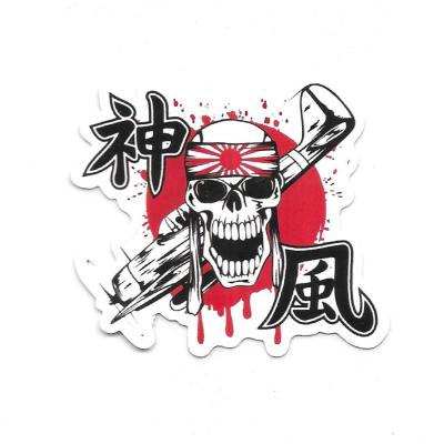 AUTOCOLLANT   T�TE DE MORT : SKULL DEATH DEAD HEAD JAPON JAPAN WAR - STICKERS