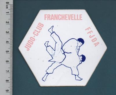 JUDO CLUB FRANCHEVELLE   SPORT   AUTOCOLLANT