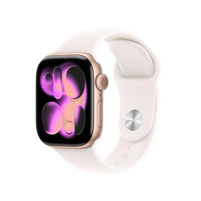 Apple Watch Series 11�GPS   Cellular 42mm Boitier en Aluminium Or Rose avec