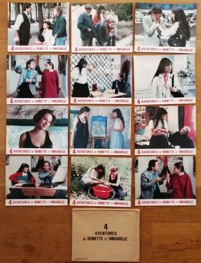 4 AVENTURES REINETTE ET MIRABELLE eric rohmer jeu photos originale lobby cards
