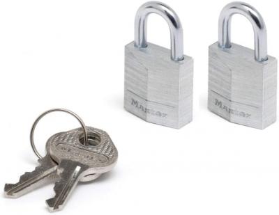 Master Lock Lot de 2 cadenas � cl� 20mm 9120EURTCC