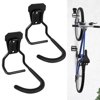 Range Velo Mural Vertical Support Crochet Attache Velo Garage Gain de Place X2