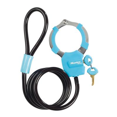 MASTER LOCK C�ble Antivol � Cl� avec Menotte [1m] 8275EURDPROBLU   Id�al pour v�
