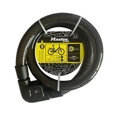 Master Lock 8284EURDPRO Antivol � c�ble, � cl�, c�ble de 1 m   Acier tress�   Id