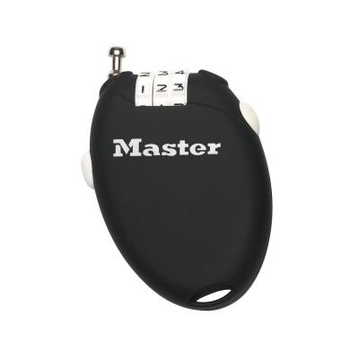 Master Lock 4603EURD Cadenas � Combinaison avec C�ble R�tractable, Couleur Al�at