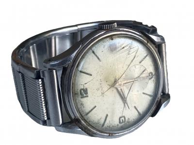 Montre Bracelet ZENITH en Acier Mouvement M�canique Cal 106 Vintage Swiss Watch