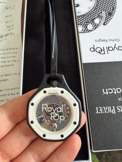 Swatch x Audemars Piguet Bioceramic Royal Pop   Ocho Negro