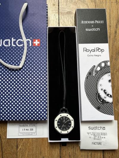 Audemars Piguet X Swatch Royal Pop Ocho Negro
